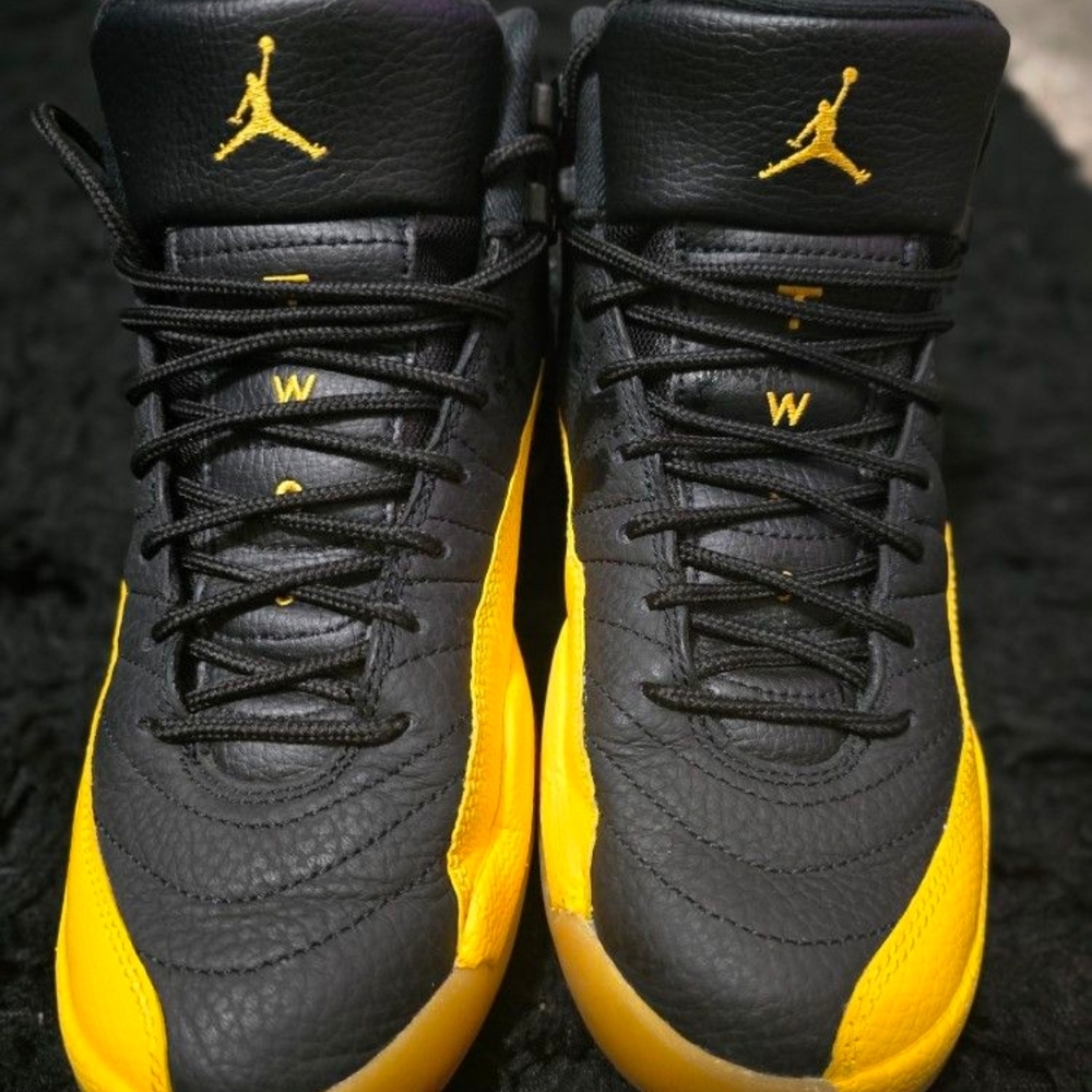 Nike Jordan's Black and Yellow Sneakers